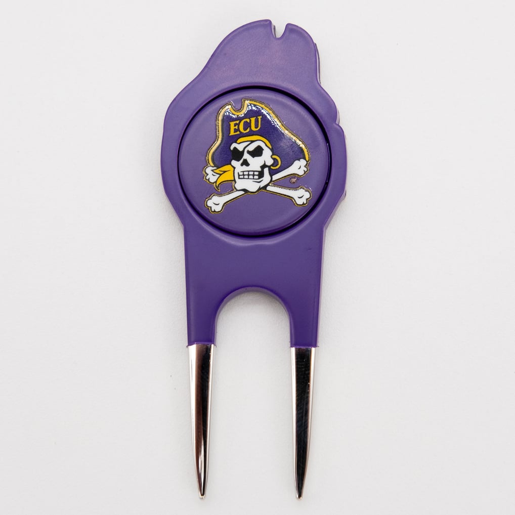 ECU Pirates Shaped Divot Tool