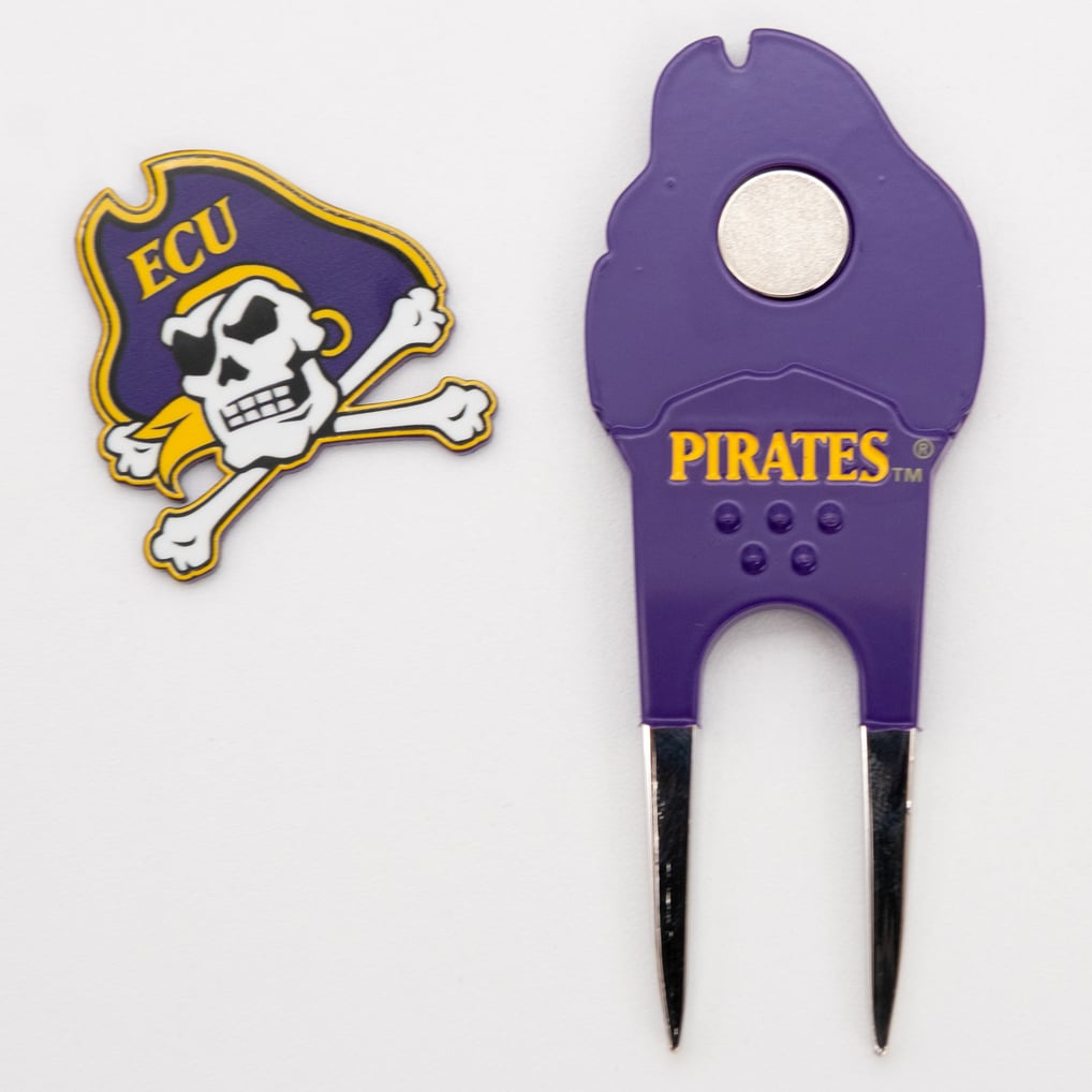 ECU Pirates Shaped Divot Tool