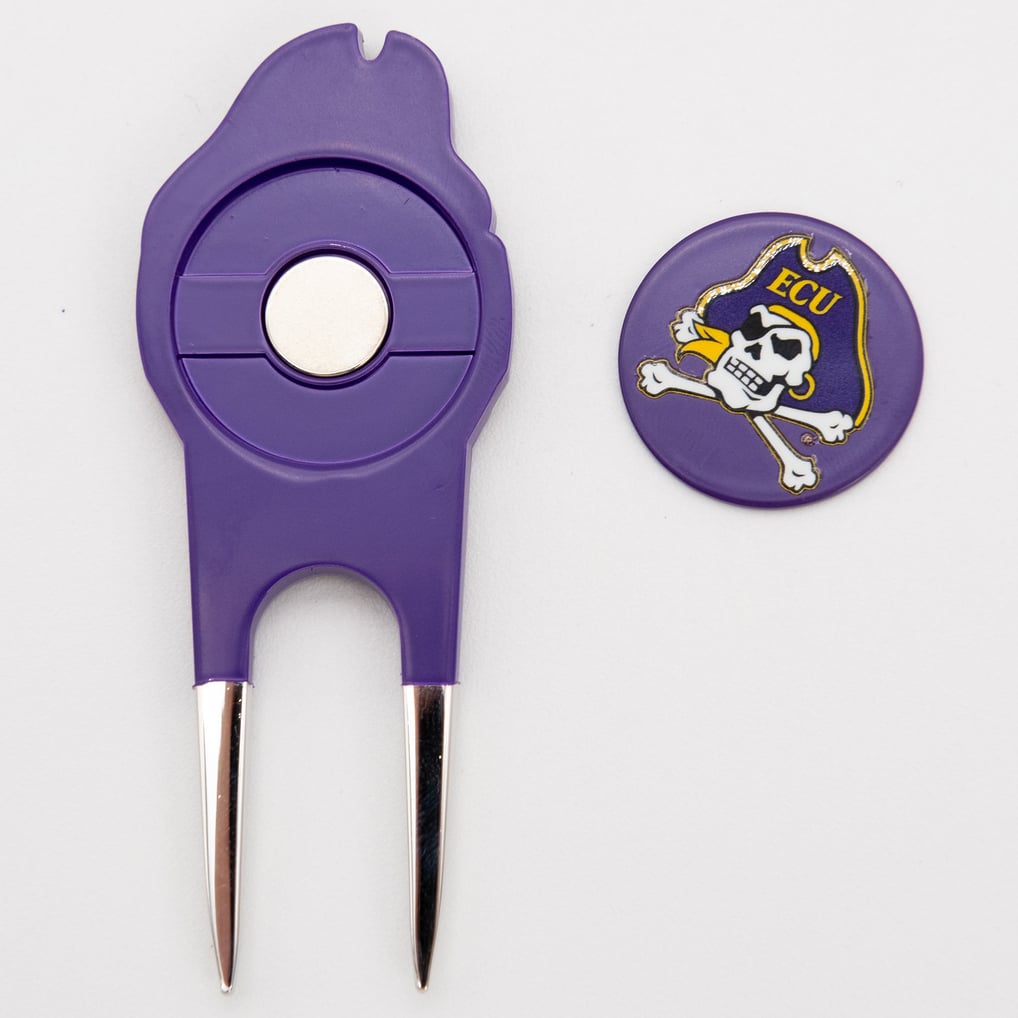 ECU Pirates Shaped Divot Tool