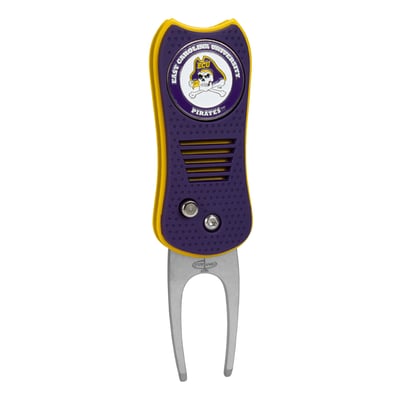 ECU Pirates Switchblade Divot Tool With Magnetic Ball Marker