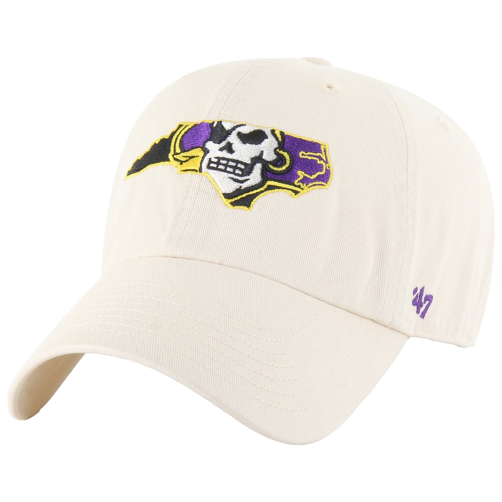 ECU Pirates '47 Clean Up Adjustable Hat - Natural