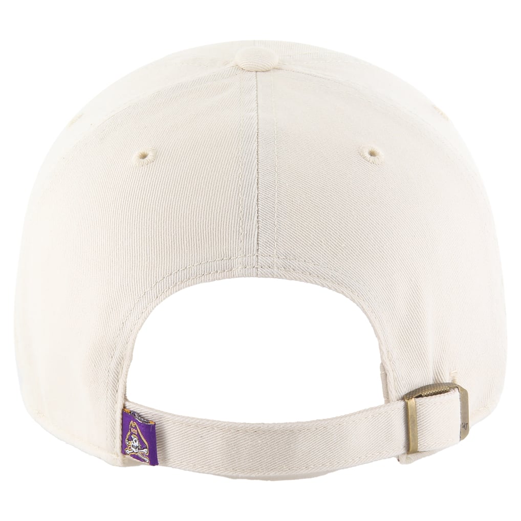 ECU Pirates '47 Clean Up Adjustable Hat - Natural