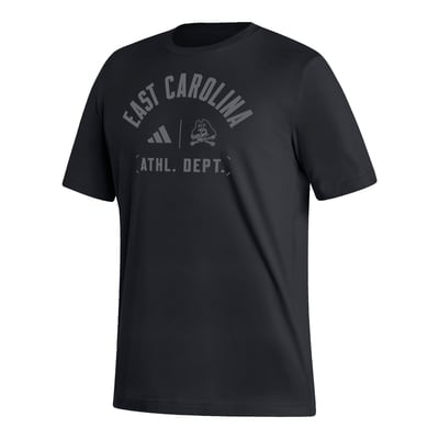 ECU Pirates adidas Fresh T-Shirt - Black