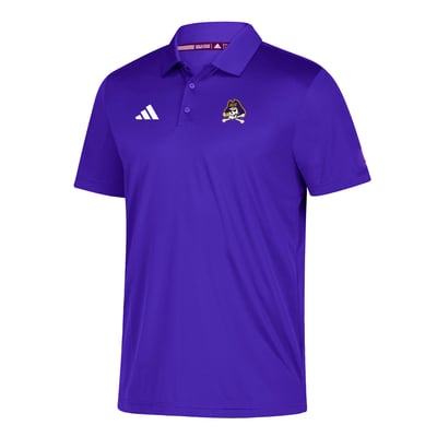 ECU Pirates adidas Grind Polo - Purple