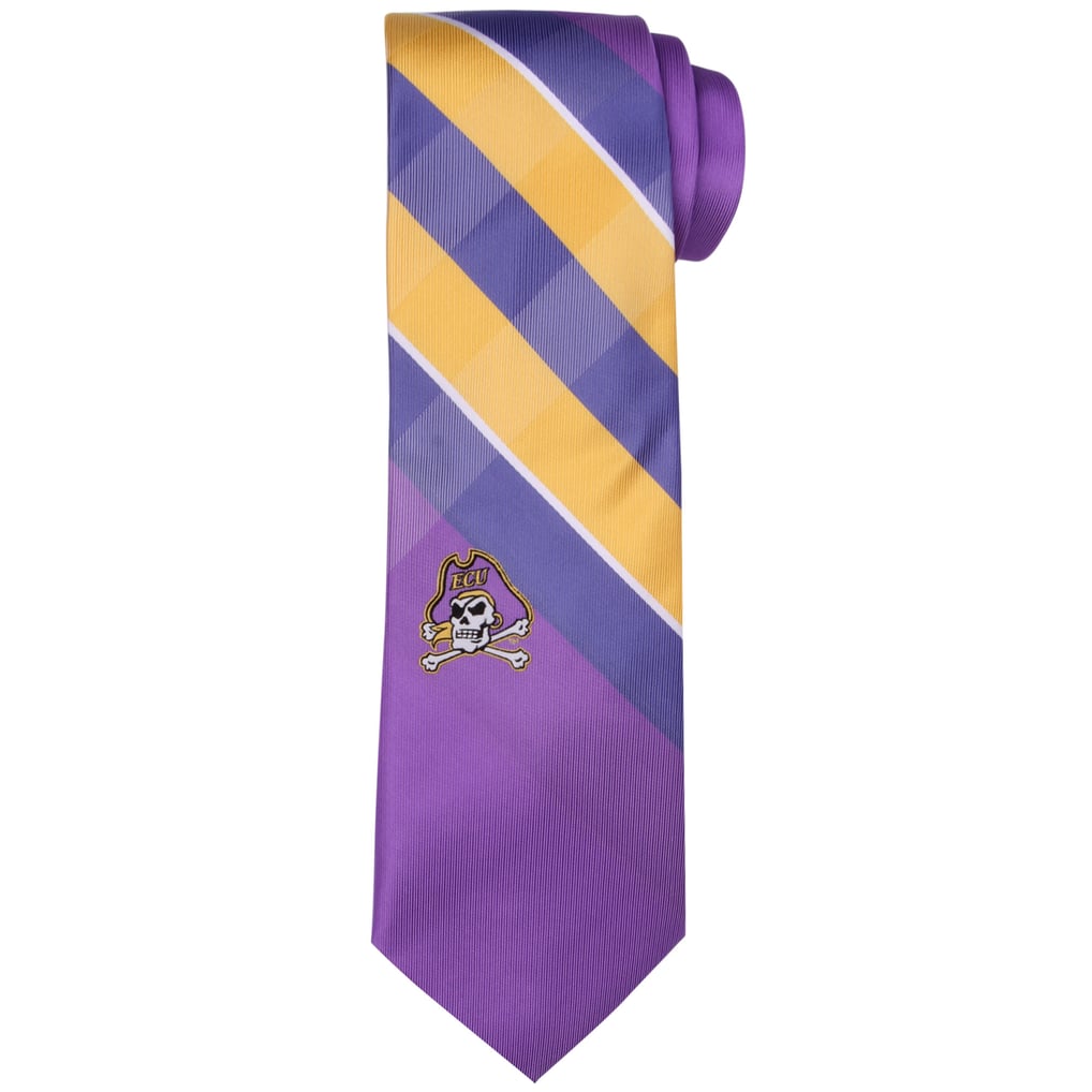 East Carolina Pirates Woven Poly Grid Tie