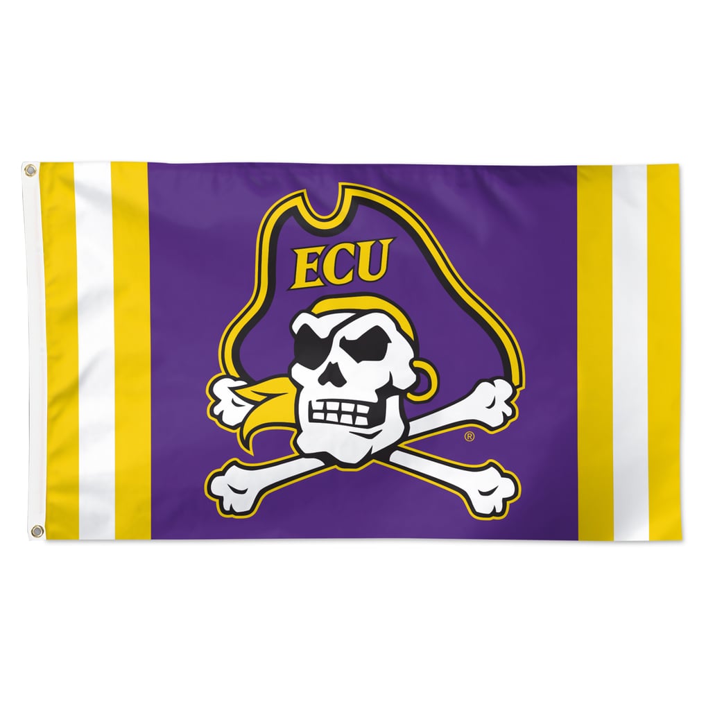 ECU Pirates WinCraft 3' x 5' Vertical Stripe Deluxe Single-Sided Flag