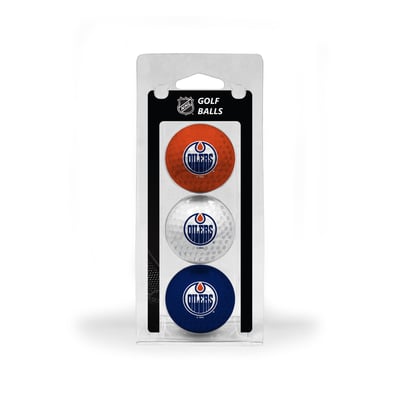 Edmonton Oilers 3-Pack Multi-Colored Team Golf Ball Set