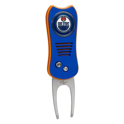 Edmonton Oilers Switchblade Divot Tool With Magnetic Ball Marker