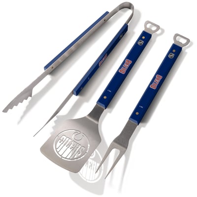 Edmonton Oilers Fanpoint Spirit Series 3-Piece BBQ Set