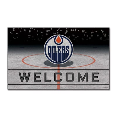 Edmonton Oilers Logo Brands 18" x 30" Crumb Rubber Door Mat