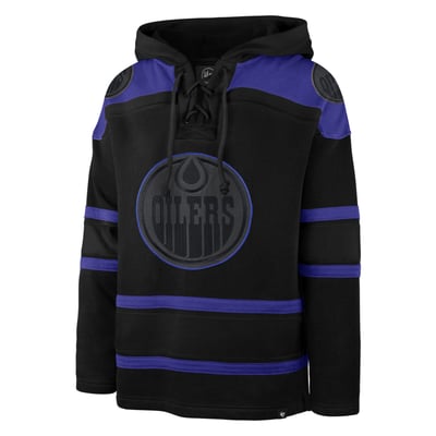 Edmonton Oilers '47 Fall Color Pop Lacer Hoodie - Black
