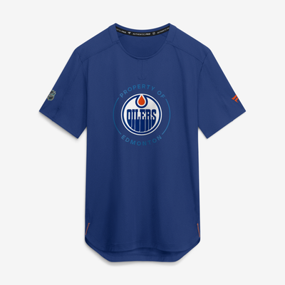 Edmonton Oilers Fanatics Authentic Pro Train Performance T-Shirt - Royal