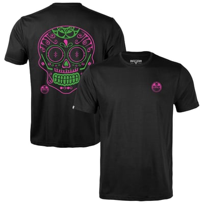 Edmonton Oilers Levelwear DOTD Sugar Skull Richmond T-Shirt - Black
