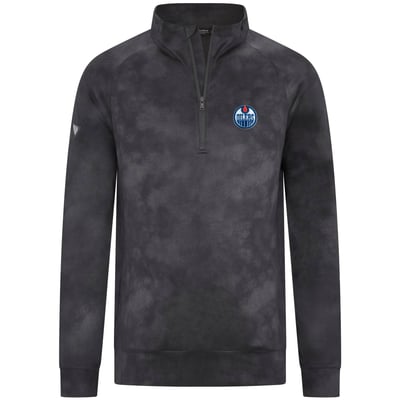  Edmonton Oilers Levelwear Atlas Quarter-Zip Pullover - Charcoal