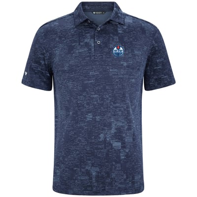  Edmonton Oilers Levelwear Data Polo - Navy