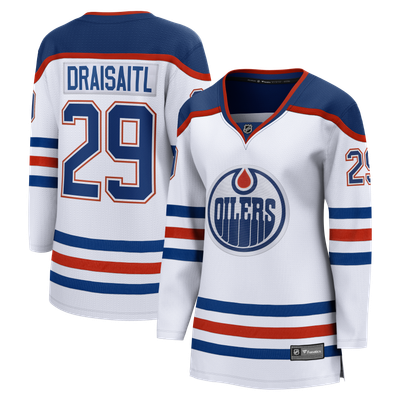 Leon Draisaitl Edmonton Oilers Fanatics Women's Breakaway Jersey - White
