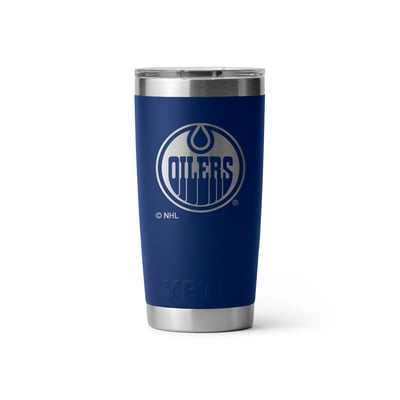Edmonton Oilers YETI 20oz. Rambler Tumbler with MagSlider Lid