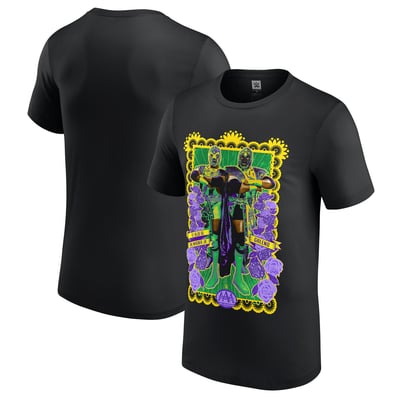 El Hijo de Dr. Wagner Jr. & Galeno AAA Retablo T-Shirt - Black