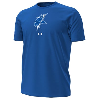  Elizabeth City State University Vikings Under Armour Primary Performance T-Shirt - Blue