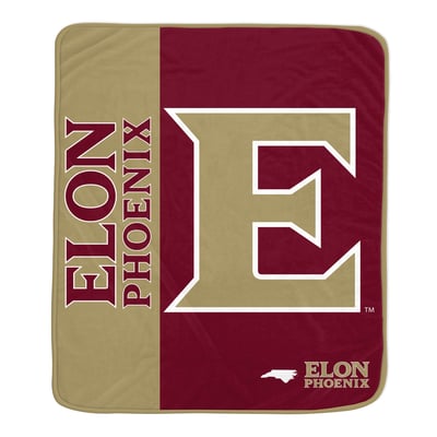 Elon Phoenix Pegasus Endzone 50" x 60" Ultra Soft Throw Blanket