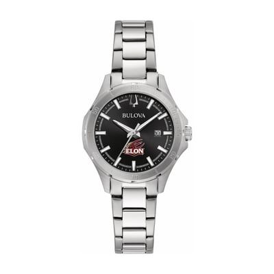 Elon Phoenix Bulova Women's Stainless Steel Classic Sport Watch - Black