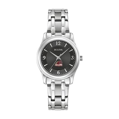 Elon Phoenix Bulova Women's Stainless Steel Corporate Collection Watch - Black