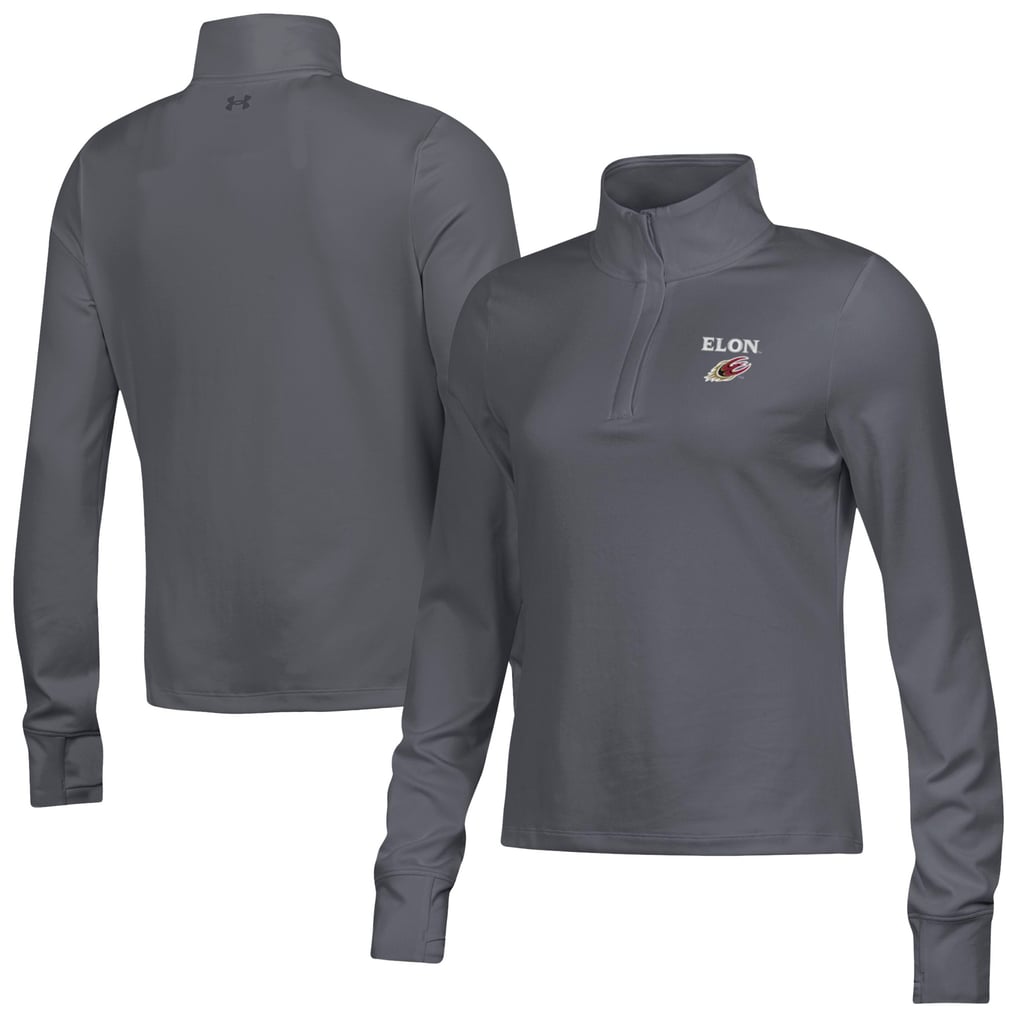  Elon Phoenix Under Armour Women's Motion Quarter-Zip Top - Gray