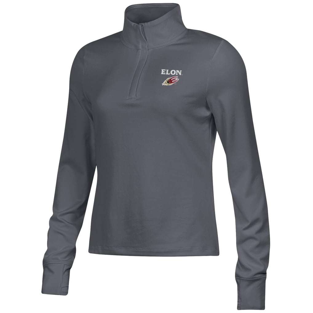  Elon Phoenix Under Armour Women's Motion Quarter-Zip Top - Gray