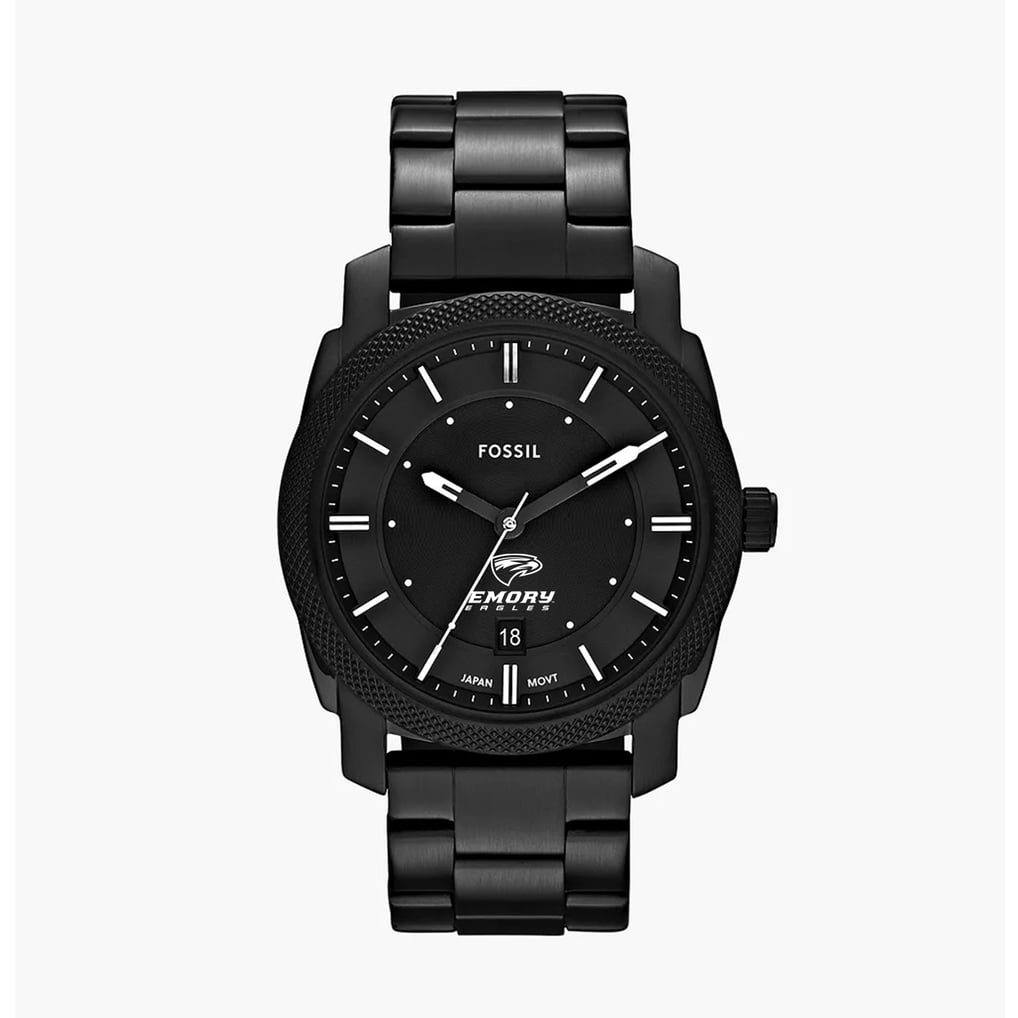 Emory Eagles Fossil Machine Stainless Steel Watch
