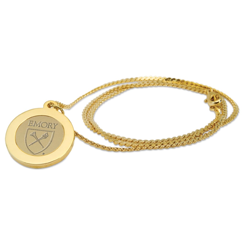 Emory Eagles Women's 18'' Pendant Necklace - Gold