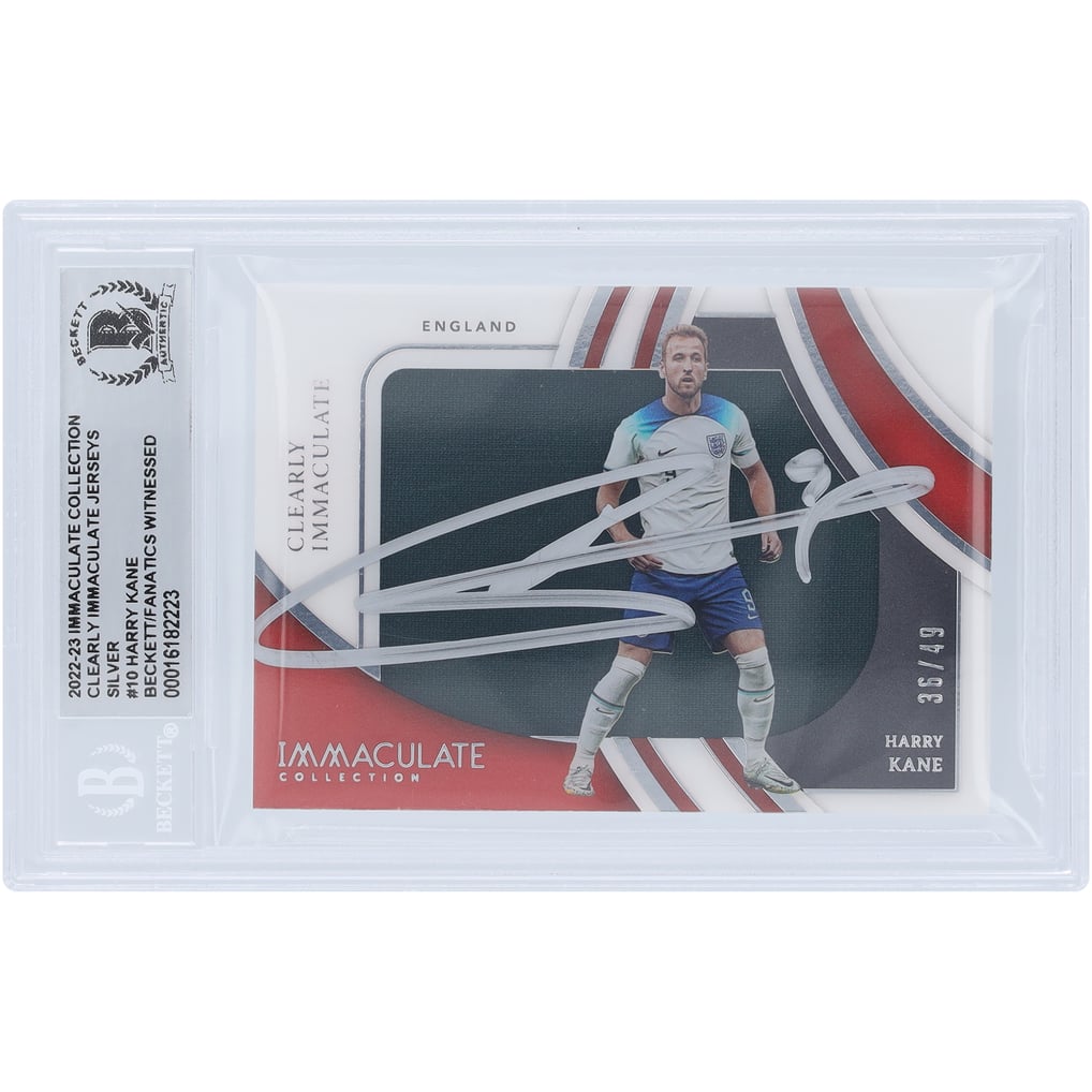 Harry Kane England National Team Autographed 2022-23 Panini