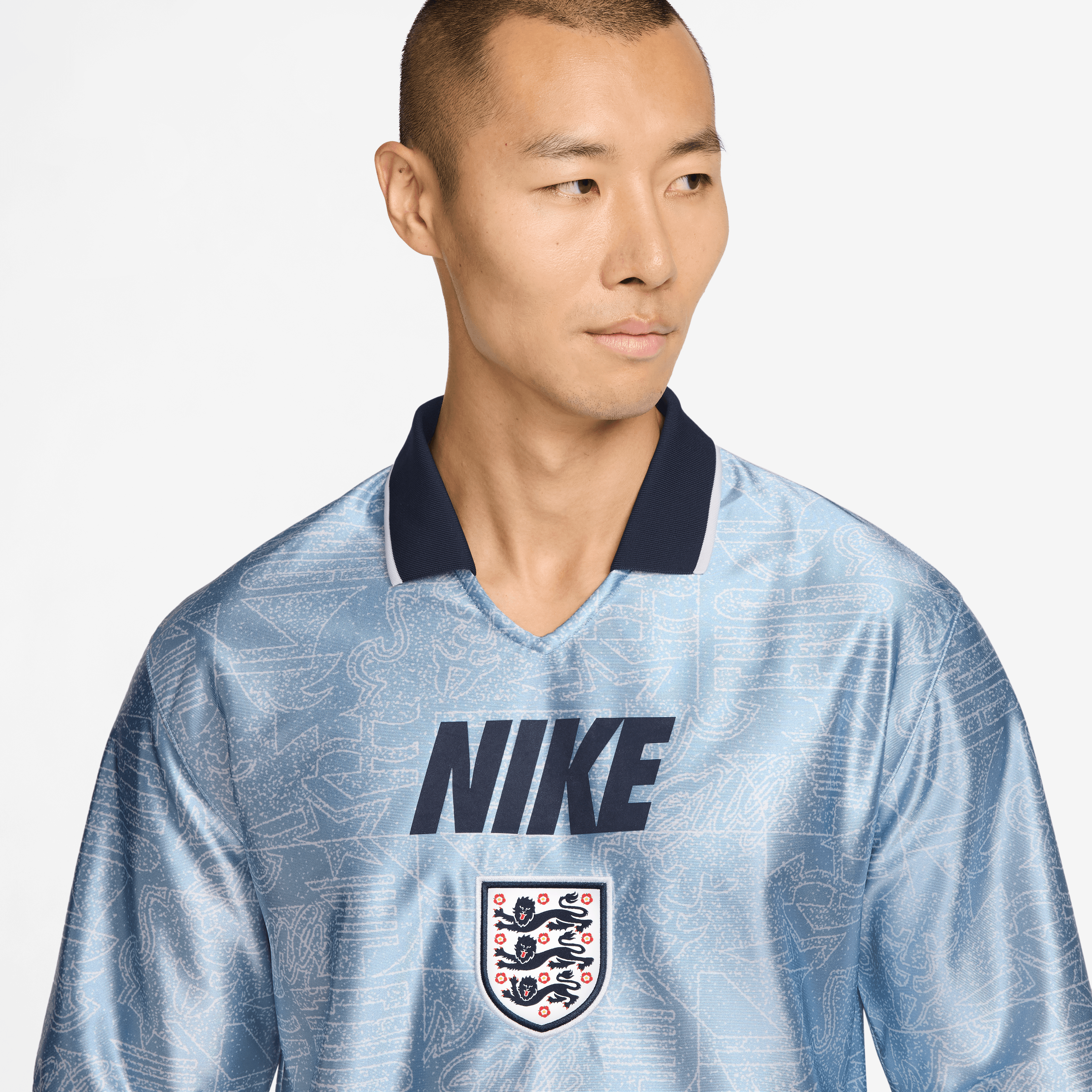 England National Team Dri FIT Energy Lifestyle Jersey Blue