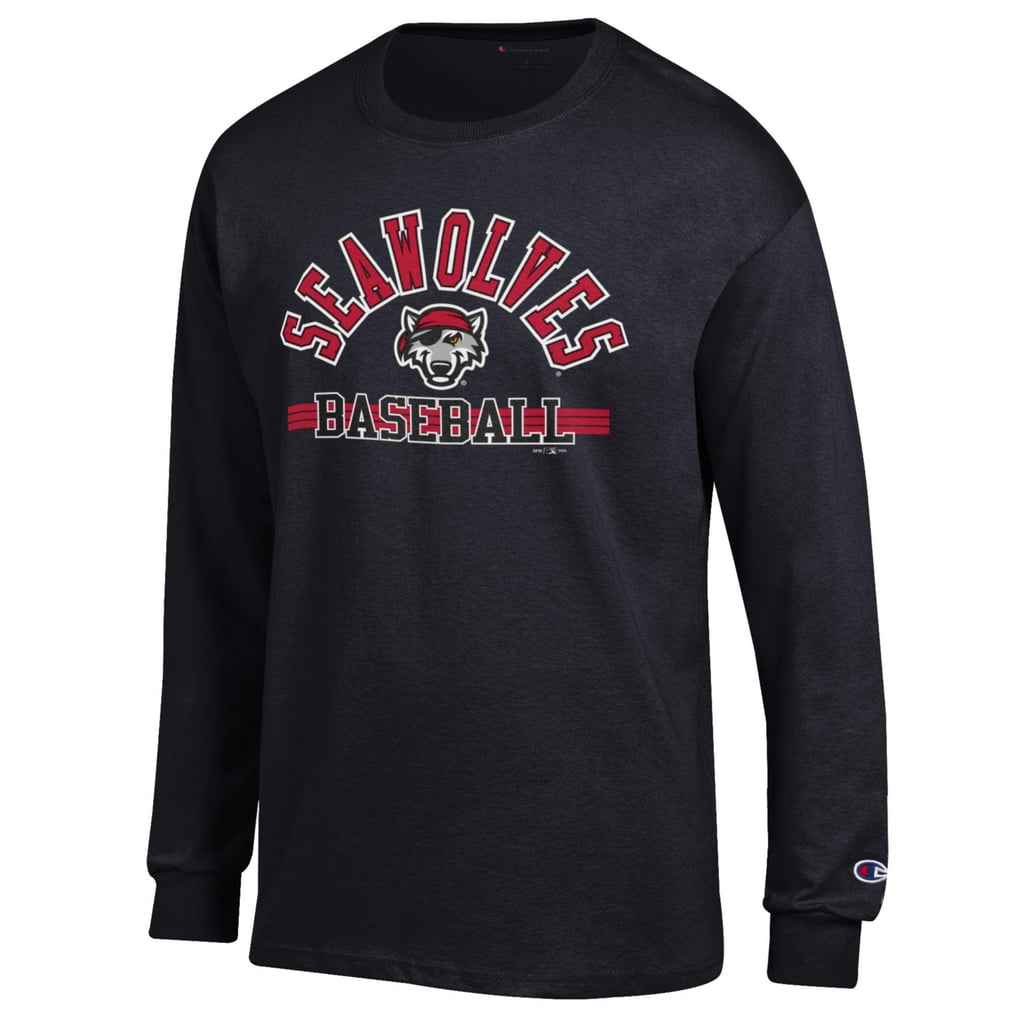 Erie SeaWolves Champion Jersey Long Sleeve T-Shirt - Black