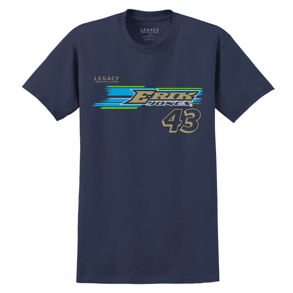 LEGACY Motor Club Team Collection Erik Jones Navy Advent Health Car T-Shirt