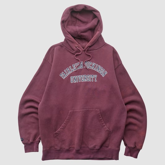 Fairleigh Dickinson Knights Jansport 2000s Hooded Pullover Sweatshirt - Maroon - S by Fanatics Real Vintage