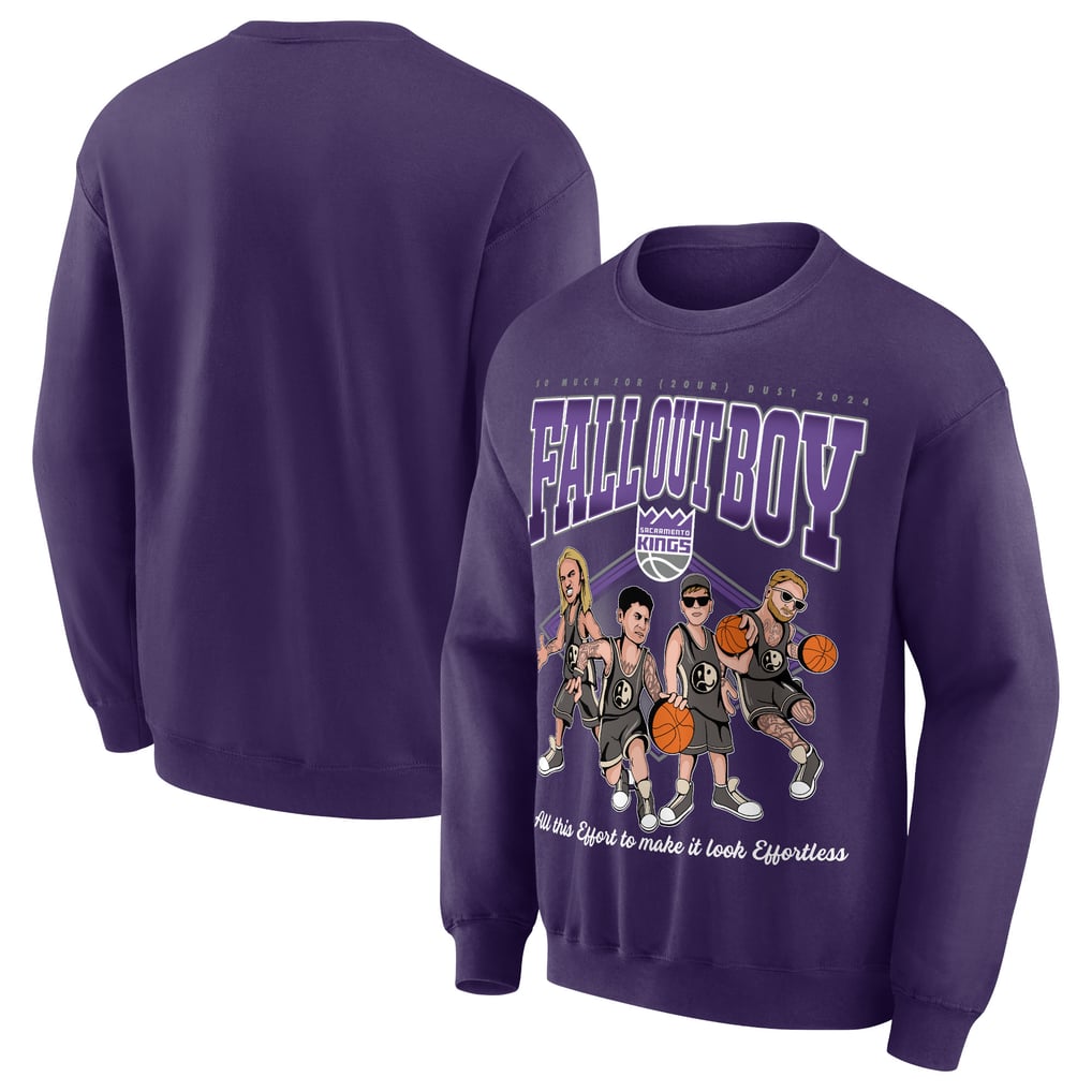 Fall Out Boy x Sacramento Kings Unisex So Much For (2our) Dust Pullover Sweatshirt - Purple