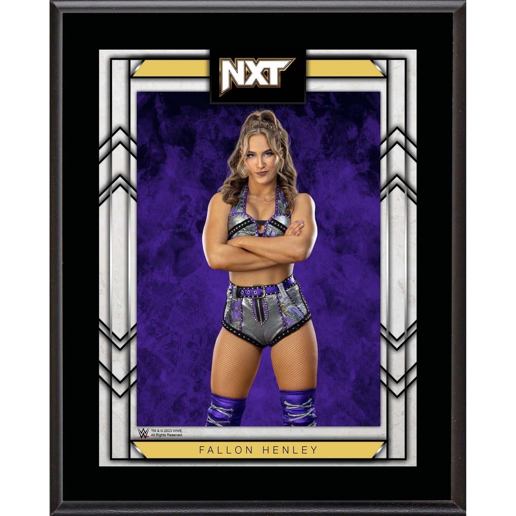 Fallon Henley WWE Fanatics Authentic NXT 10.5" x 13" Sublimated Plaque