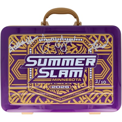 Fatal Influence WWE Autographed Fanatics Authentic 2026 SummerSlam Briefcase - Limited Edition of 10