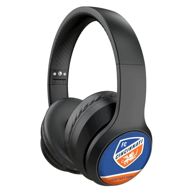 FC Cincinnati Keyscaper Personalized Solid Wireless Bluetooth Headphones With Case
