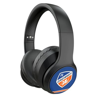 FC Cincinnati Keyscaper Stripe Wireless Bluetooth Headphones With Case
