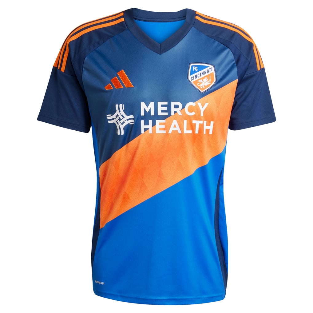  FC Cincinnati adidas 2025 Orange and Blue Legacy Kit Replica Jersey - Blue
