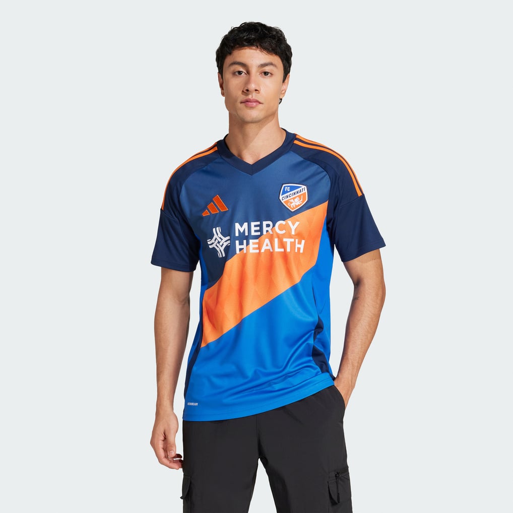  FC Cincinnati adidas 2025 Orange and Blue Legacy Kit Replica Jersey - Blue