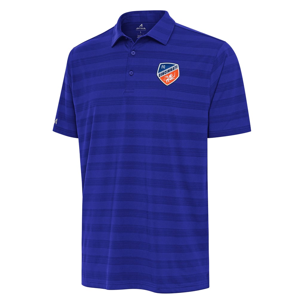 FC Cincinnati Antigua Big & Tall Tunnel Polo - Blue