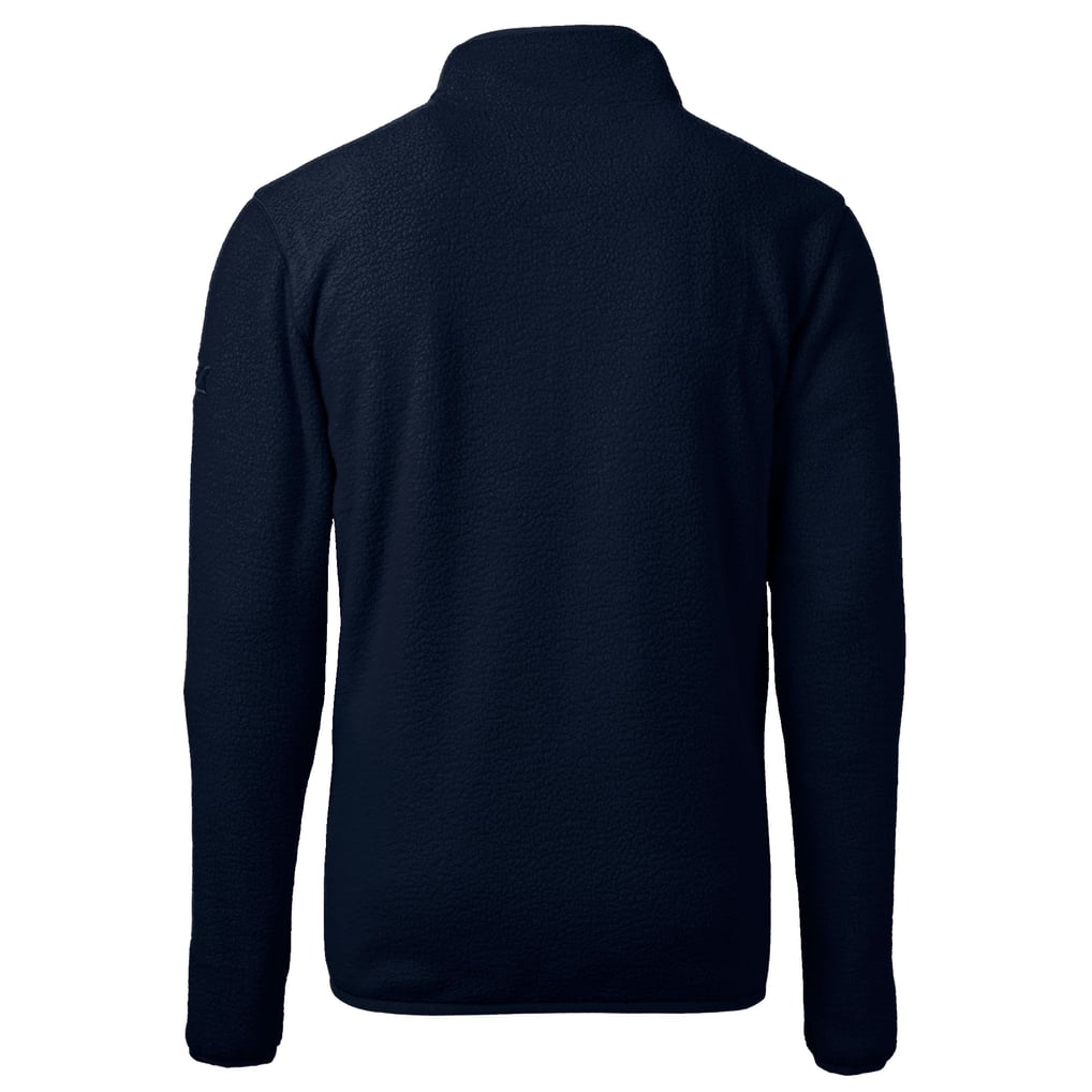  FC Cincinnati Cutter & Buck Big & Tall Cascade Eco Sherpa Fleece Quarter-Zip Pullover Jacket - Navy