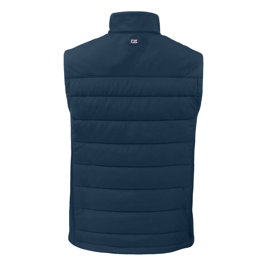 FC Cincinnati Cutter & Buck Evoke Hybrid Eco Softshell Recycled Full-Zip Vest - Navy