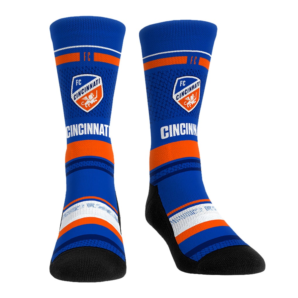  FC Cincinnati Rock Em Unisex Three-Pack Crew Socks Set - Blue