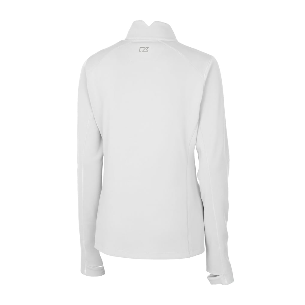  FC Cincinnati Cutter & Buck Women's Traverse Stretch Eco Quarter-Zip Top - White