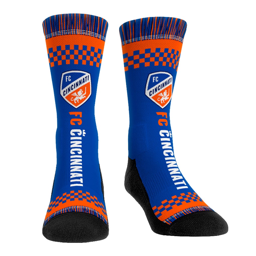  FC Cincinnati Rock Em Youth Three-Pack Crew Socks Set - Blue