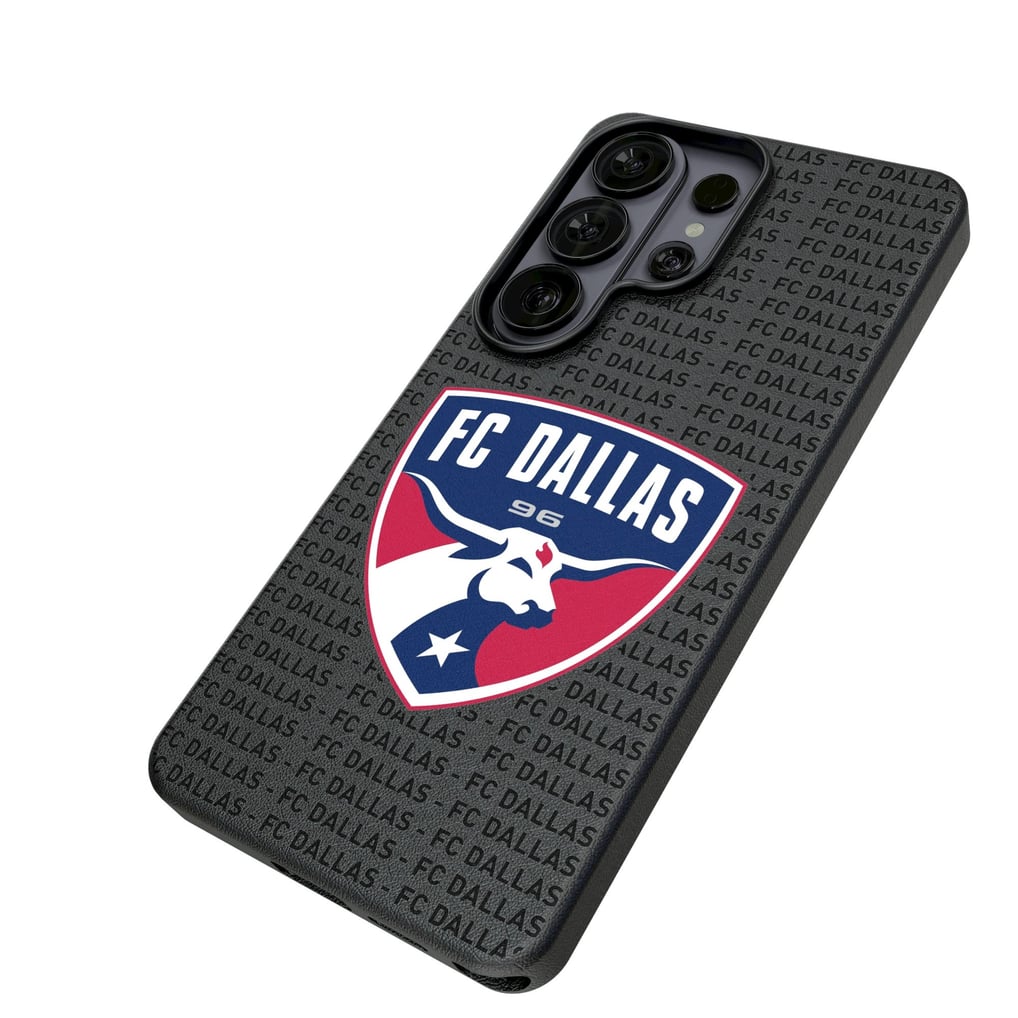  FC Dallas Keyscaper Text Backdrop Magnetic Bump Case - Black