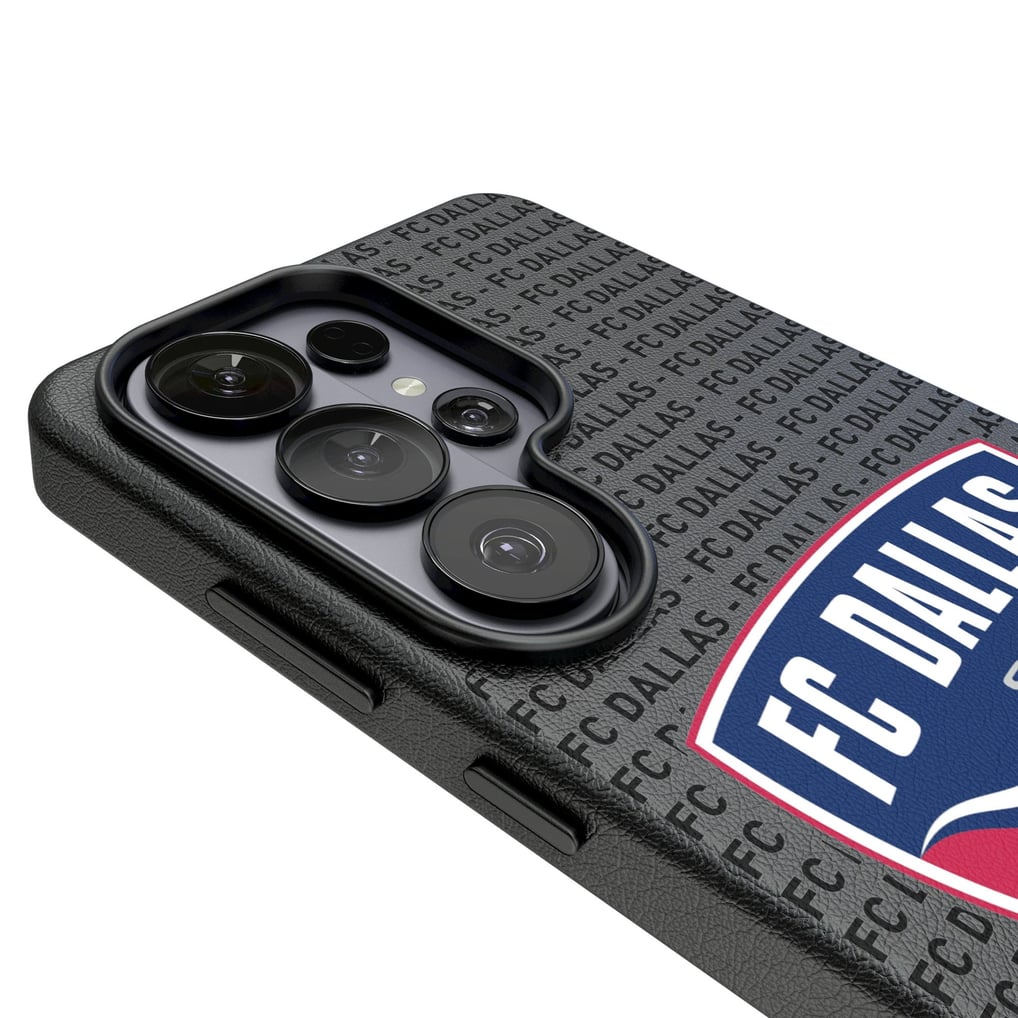  FC Dallas Keyscaper Text Backdrop Magnetic Bump Case - Black